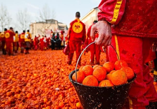 Battle Of The Oranges Italy