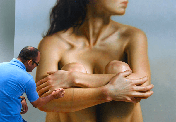 Oil Painting by Artist Omar Ortiz- Hyper Realistic Painting