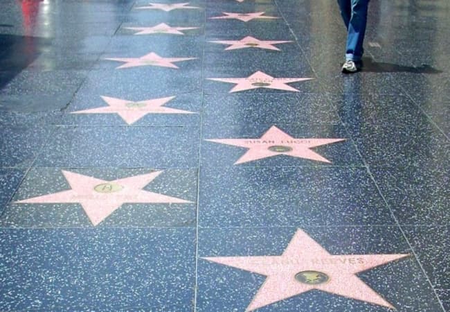 Hollywood Blvd in Los Angeles