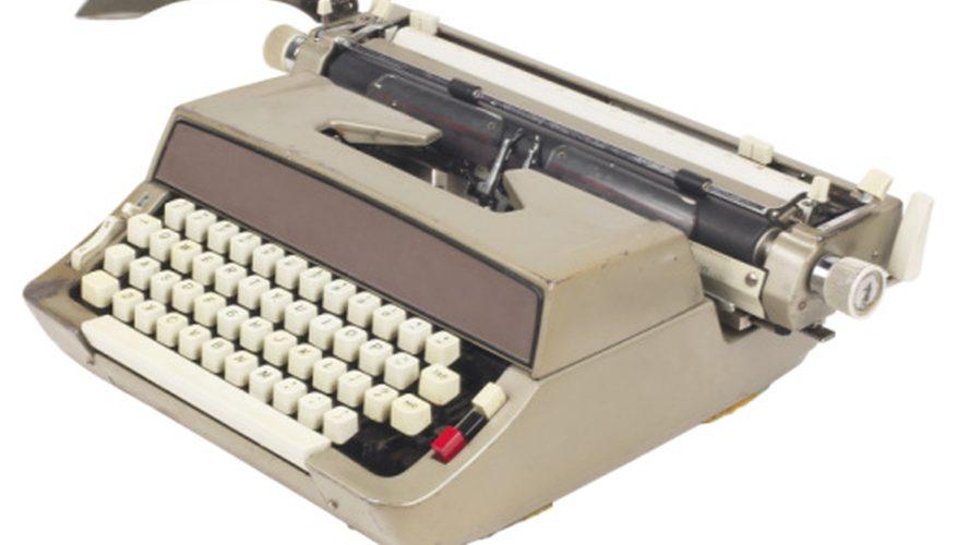 Typewriters- Old Age Technology