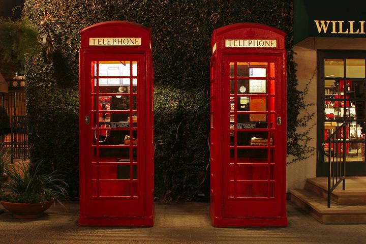 Public telephone booths