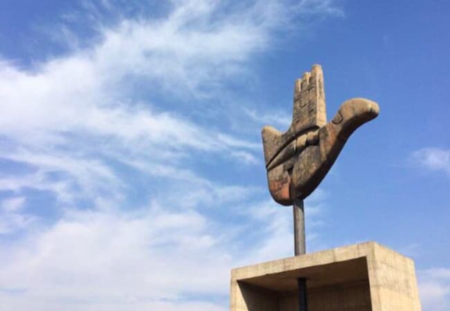 Open Hand Monument- Best Places in Chandigarh