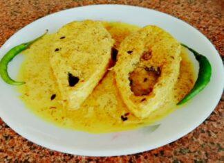 Shorshe Ilish Recipe Bengali style fish curry at home Shorshe Ilish