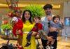 Sunny Leone with Children arrived in Los Angeles for mothers day Sunny Leone with Children
